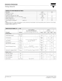 DG2532DQ-T1-E3 Datasheet Page 2