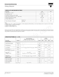 DG2535DQ-T1-E3 Datasheet Page 2