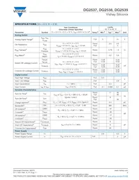 DG2539DQ-T1-GE3 Datasheet Page 3