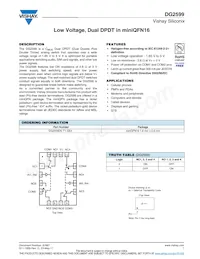 DG2599DN-T1-GE4 Datasheet Cover