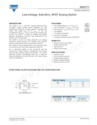DG2711DL-T1-GE3 Datasheet Cover