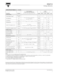 DG2714DL-T1-GE3 Datasheet Page 3