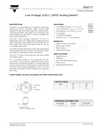 DG2717DX-T1-E3 Datasheet Cover