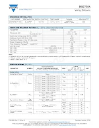 DG2735ADN-T1-GE4 Datasheet Page 2