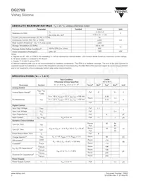 DG2799DN-T1-E4 Datasheet Page 2