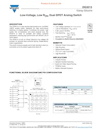 DG3015DB-T2-E1 Datasheet Cover