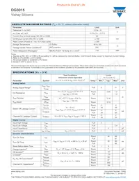 DG3015DB-T2-E1 Datasheet Page 2