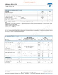 DG3535DB-T1-E1 Datasheet Page 2