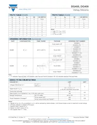 DG409DY-T1-E3 Datasheet Pagina 2