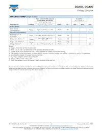 DG409DY-T1-E3 Datasheet Page 4