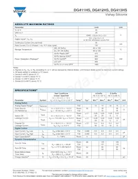 DG413HSDJ-E3 Datasheet Page 3