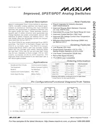 DG418CJ+ Datasheet Cover