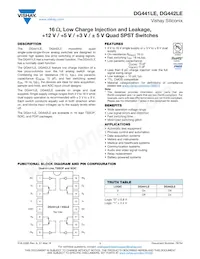 DG442LEDJ-GE3 Datasheet Cover