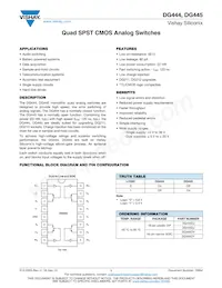 DG445DJ-E3 Datasheet Cover