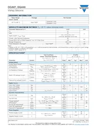 DG448DV-T1-E3 Datasheet Pagina 2