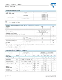 DG453EY-T1-E3 Datasheet Page 2