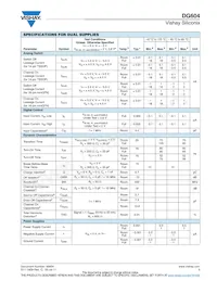 DG604EQ-T1-E3 Datasheet Page 3