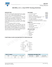 DG787DQ-T1-E3 Datasheet Cover