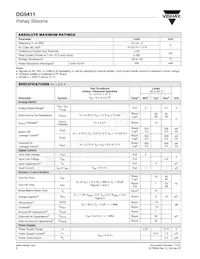 DG9411DL-T1-E3 Datasheet Page 2
