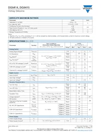 DG9415DQ-T1-E3 Datasheet Page 2