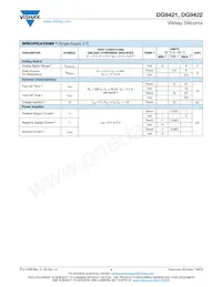 DG9422DV-T1-E3 Datasheet Page 4