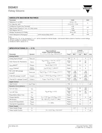 DG9431DY-T1 Datasheet Page 2