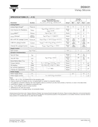 DG9431DY-T1 Datasheet Page 3