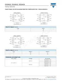 DG9434DS-T1-E3 Datasheet Page 2
