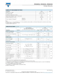 DG9434DS-T1-E3 Datasheet Page 3
