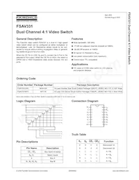 FSAV331QSC Datenblatt Cover