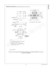 FSAV450MTC Datasheet Page 9