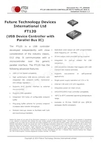 FT120T-U Datasheet Cover