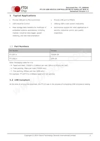 FT120T-U Datasheet Page 2