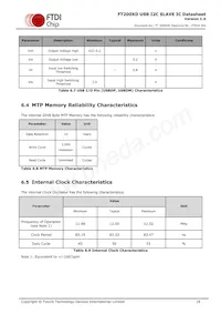 FT200XD-R Datasheet Page 18
