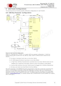 FT2232D-TRAY Datasheet Page 21