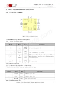 FT230XQ-T Datasheet Page 7