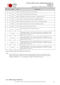 FT231XQ-R Datasheet Page 10