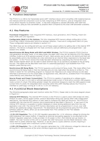 FT231XQ-R Datasheet Page 13