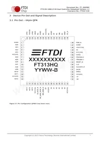 FT313HQ-T Datasheet Pagina 7