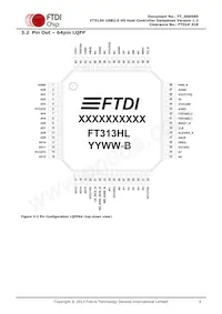 FT313HQ-T Datasheet Page 8