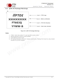 FT602Q-T Datasheet Page 23