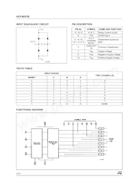 HCF4051BM1 Datasheet Pagina 2