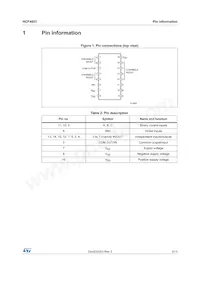 HCF4051M013TR Datasheet Page 3