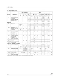 HCF4052M013TR Datasheet Pagina 4