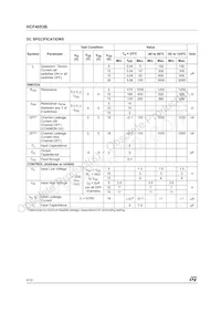 HCF4053BTTR Datasheet Pagina 4