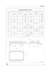 HCF4067M013TR Datasheet Page 9