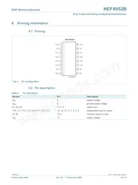 HEF4952BT Datasheet Page 4