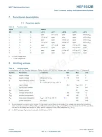 HEF4952BT Datasheet Page 5