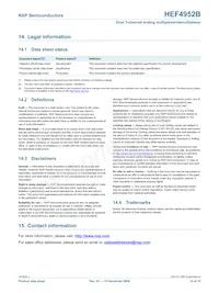 HEF4952BT Datasheet Pagina 14