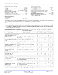 ISL43145IVZ-T Datasheet Page 4
